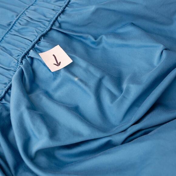 Roksanda x RTR Blue Twill Midi Dress - Picture 11 of 12